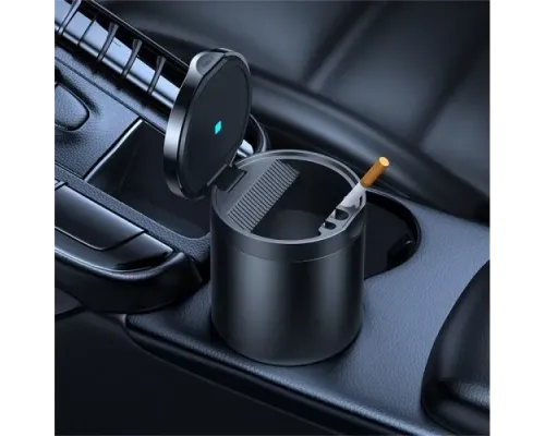 Попільничка автомобільна в підсклянник Baseus Premium 2 Series Car Ashtray Black C20464700111-00 mag-6932172648206145711