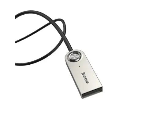 Bluetooth Аудіо-адаптер Baseus BA01 USB to AUX cable Black CABA01-01 mag-6953156290488151577