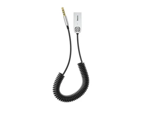 Bluetooth Аудіо-адаптер Baseus BA01 USB to AUX cable Black CABA01-01 mag-6953156290488151577