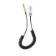 Bluetooth Аудіо-адаптер Baseus BA01 USB to AUX cable Black CABA01-01 mag-6953156290488151577