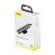 Ніж для ременів безпеки + молоток для скла Baseus Sharp Tool Safety Hammer Dark grey CRSFH-0G mag-695315621056154445
