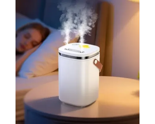 Зволожувач повітря HOCO HX35 Mist 2L double spray humidifier White mag-6942007674577153730