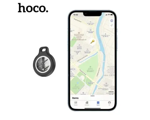 Брелок-анти втрата HOCO E91 Tiger intelligent positioning anti-lost device Black mag-6942007618915145543