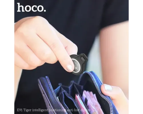 Брелок-анти втрата HOCO E91 Tiger intelligent positioning anti-lost device Black mag-6942007618915145543