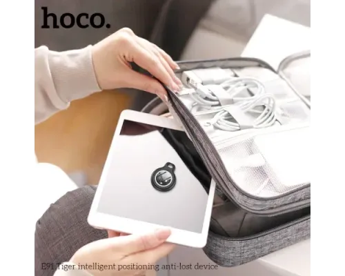 Брелок-анти втрата HOCO E91 Tiger intelligent positioning anti-lost device Black mag-6942007618915145543