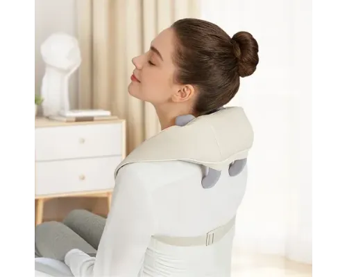 Масажер HOCO HP52 Shoulder and neck massager Beige mag-6942007674645153734