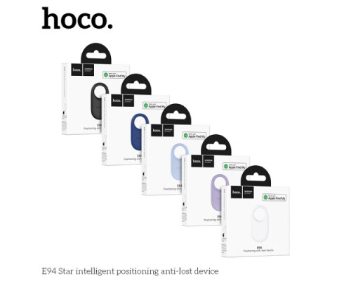 Брелок-антівтрата Hoco E94 Star intelligent positioning anti-lost device Black mag-6942007645065142467
