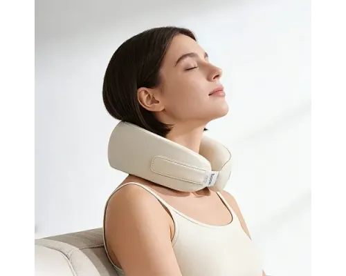 Масажер HOCO HP53 Neck massager Beige mag-6942007674652153813
