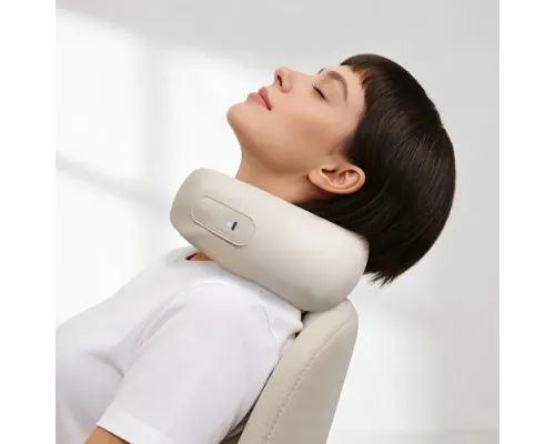 Масажер HOCO HP53 Neck massager Beige mag-6942007674652153813