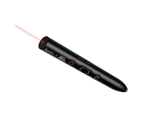 Лазерний пульт HOCO GM203 Touch screen writing page turning pen Black mag-6942007662901145623