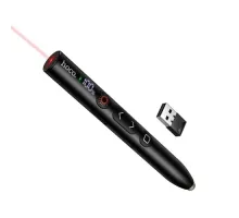 Лазерний пульт HOCO GM203 Touch screen writing page turning pen Black mag-6942007662901145623