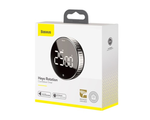 Таймер Baseus heyo rotation countdown timer Black ACDJS-01 mag-695315621612954437