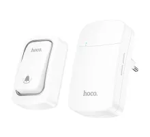 Безпровідний дзвінок Hoco HI26 self-powered wireless doorbell(EU) Білий mag-6942007662314146753