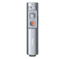 Лазерна указка Baseus Orange Dot Wireless Presenter (Red Laser)(Charging) Grey WKCD000013 mag-6953156209404145769