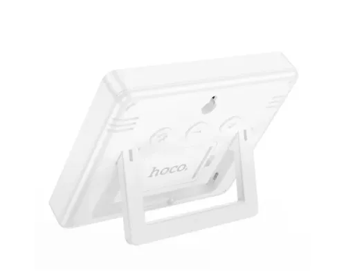 Електронний годинник HOCO HX41 Indoor electronic clock with hygrothermometer Білий mag-6942007647830144371