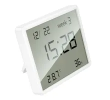 Електронний годинник HOCO HX41 Indoor electronic clock with hygrothermometer Білий mag-6942007647830144371