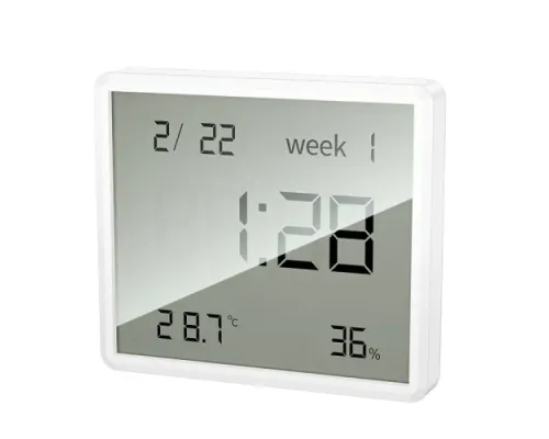 Електронний годинник HOCO HX41 Indoor electronic clock with hygrothermometer Білий mag-6942007647830144371