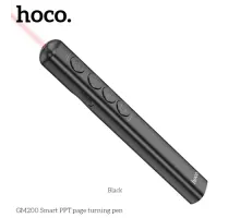 Лазерний пульт HOCO GM200 Smart PPT page turning pen Black mag-6942007616768144014