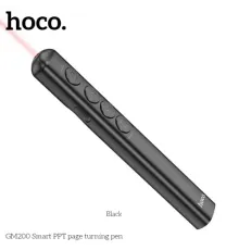 Лазерний пульт HOCO GM200 Smart PPT page turning pen Black mag-6942007616768144014