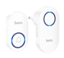 Безпровідний дзвінок Hoco HI25 wireless doorbell(EU) Білий mag-6942007662307145842