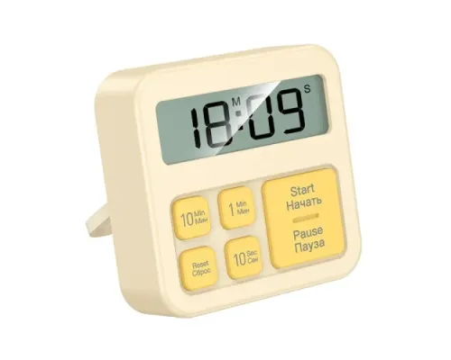 Електричний таймер HOCO HX43 Electronic timer Yellow mag-6942007667388153714