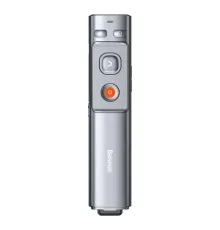 Лазерна указка Baseus Orange Dot Wireless Presenter (Red Laser) Grey ACFYB-0G mag-6953156220836145773