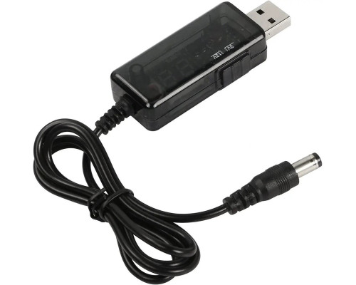 Кабель перетворювач USB-DC 5v to 9v/12v (1m) (USBDC59512)