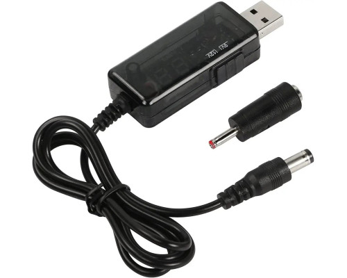 Кабель перетворювач USB-DC 5v to 9v/12v (1m) + перехідник 3.5mm (USBDC59512A)