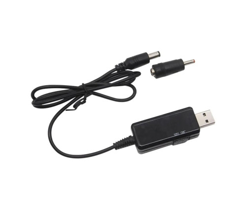 Кабель перетворювач USB-DC 5v to 9v/12v (1m) + перехідник 3.5mm (USBDC59512A)