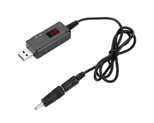 Кабель перетворювач USB-DC 5v to 9v/12v (1m) + перехідник 3.5mm (USBDC59512A)