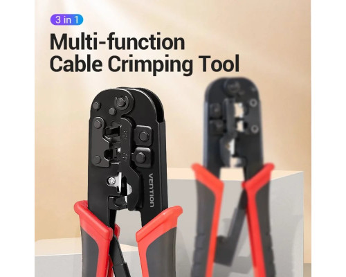 Крімпер Vention Multi-function Crimping Tool Ratchet Type Black (KEAB0) (KEAB0)