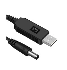 Кабель перетворювач USB-DC 5v-12v (1m) (USBDC512)