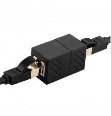 Сплітер UGREEN NW114 RJ45 Network Keystone Jack Inline Coupler Female to Female 1pcs (Black)(UGR-20390) (UGR-20390)