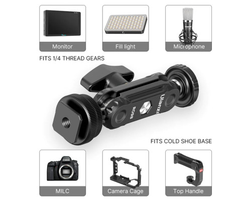 Шарнірне кріплення Ulanzi R098 Double Ball Heads with Code Shoe Mount (UV-2954 R098)