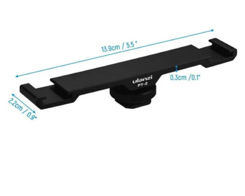 Адаптер кронштейн Ulanzi Vijim Dual Cold Shoe Mount (UV-0865 PT-2)