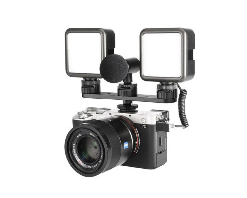 Адаптер кронштейн Ulanzi Vijim Three Cold Shoe Expansion Bracket (UV-2452 PT-23)