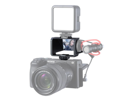 Фліп-екран для селфі Ulanzi Selfies Mirrorless Camera Flip Screen with 3 Cold Shoe Mounts (R031)