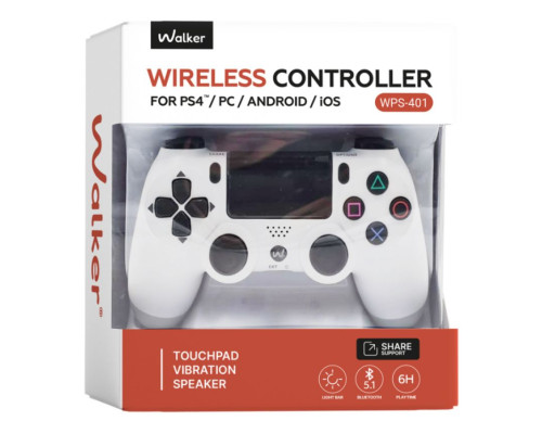 Бездротовий геймпад WALKER WPS-401 transparent TPS-2710000331407 2710000331407