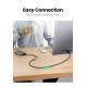 Кабель UGREEN US353 USB-C/M to USB-C/F Gen2 5A Extension Cable 1m (Black)(UGR-10387) (UGR-10387)