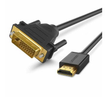 Перехідник UGREEN HDMI to DVI 2K Cable Male to Male Black 1.5m (UGR-11150)