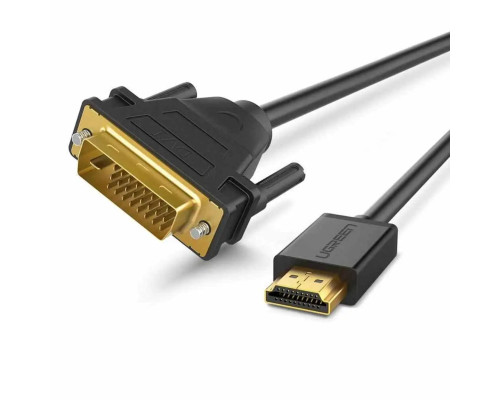 Перехідник UGREEN HDMI to DVI 2K Cable Male to Male Black 1.5m (UGR-11150)