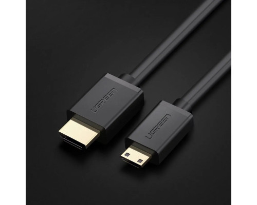 Перехідник UGREEN Mini HDMI to HDMI 4K Cable Male to Male Black 1.5m (UGR-11167)