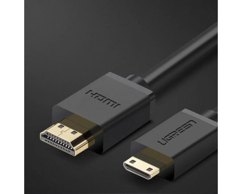 Перехідник UGREEN Mini HDMI to HDMI 4K Cable Male to Male Black 1.5m (UGR-11167)