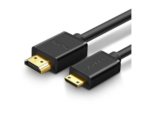 Перехідник UGREEN Mini HDMI to HDMI 4K Cable Male to Male Black 1.5m (UGR-11167)