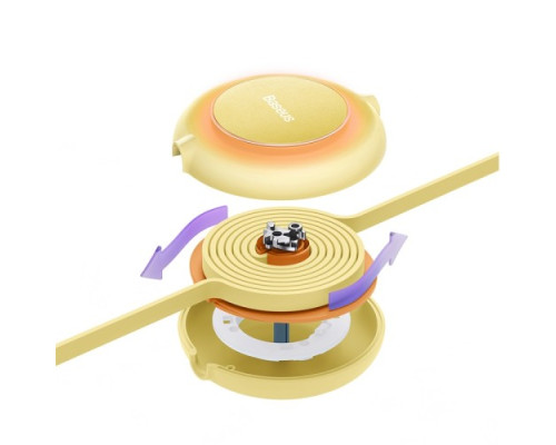 USB кабель Baseus Bright Mirror 2 Series 3-in-1 USB to M+L+C 3.5A 1.1m Yellow CAMJ010011 mag-693217260906154613