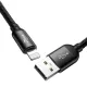 USB кабель Baseus Three Primary Colors 3-in-1 Cable USB For M+L+T 3.5A 1.2M Black CAMLT-BSY01 mag-6953156273948151575