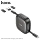 PD Кабель HOCO U140 Retractable ALL-IN-ONE set 60W 0.95m black mag-6942007642064146737