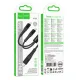 Кабель HOCO X123 Victory 2-in-1 charging cable(C to C+C) 1m. Black mag-6942007663595152109