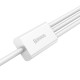 USB кабель Baseus Superior Series Fast Charging Data Cable USB to M+L+C 3.5A 1.5m White CAMLTYS-02 mag-695315620553656010
