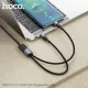 PD Кабель HOCO U139 C to C+C 100W fast charging data cable 1.2m black mag-6942007647670144067